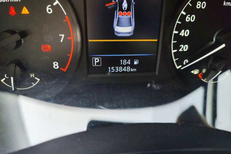Used Nissan Teana 2020 2.0L XL Comfort Edition Odometer Close Up