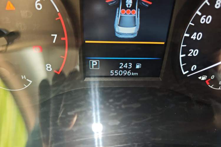 Used Nissan Teana 2020 2.0L XL Comfort Edition Odometer Close Up