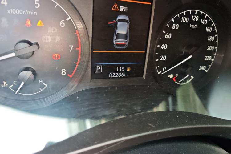 Used Nissan Teana 2020 2.0L XL Comfort Edition Odometer Close Up