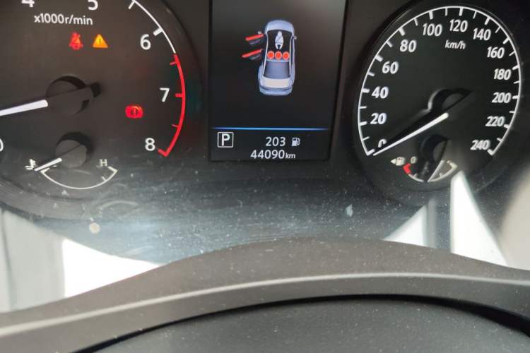 Used Nissan Teana 2020 2.0L XL Comfort Edition Odometer Close Up