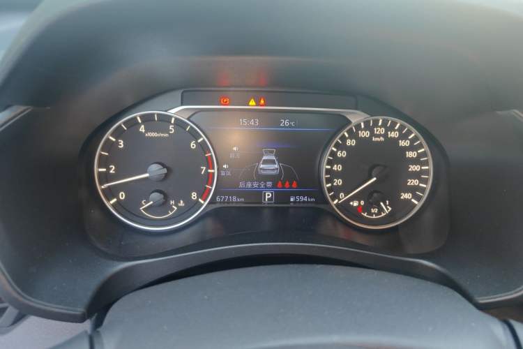 Used Nissan Teana 2020 2.0L XL Upper SmartDrive Version Odometer Close Up