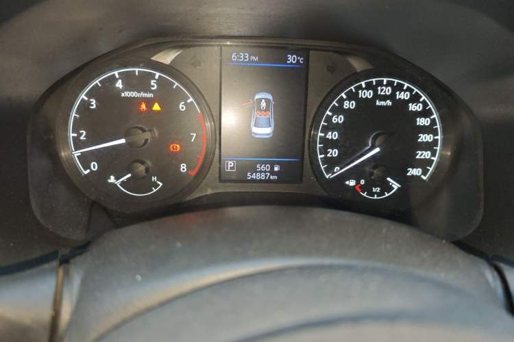 Used Nissan Teana 2020 2.0L XL Comfort Edition Odometer Close Up