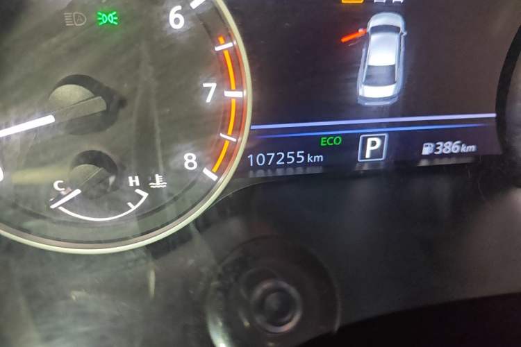 Used Nissan Teana 2020 Revised Version 2.0L XL Upper Smart Drive Edition Odometer Close Up
