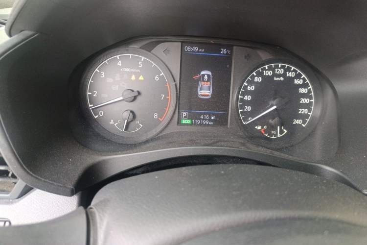 Used Nissan Teana 2020 2.0L XL Comfort Edition Odometer Close Up