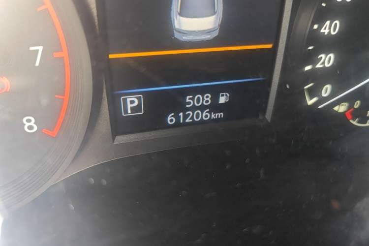 Used Nissan Teana 2020 2.0L XL Comfort Edition Odometer Close Up