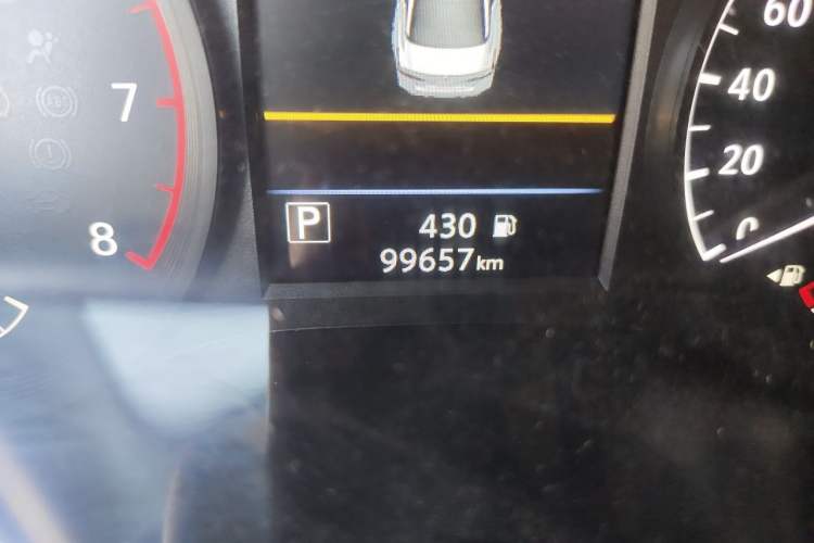 Used Nissan Teana 2020 Revised Version 2.0L XE Fashion Edition Odometer Close Up