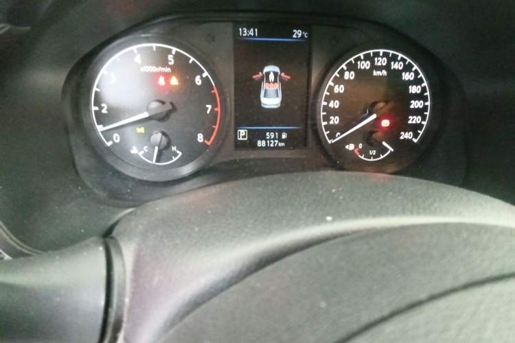 Used Nissan Teana 2021 2.0L XL Comfort Edition Odometer Close Up