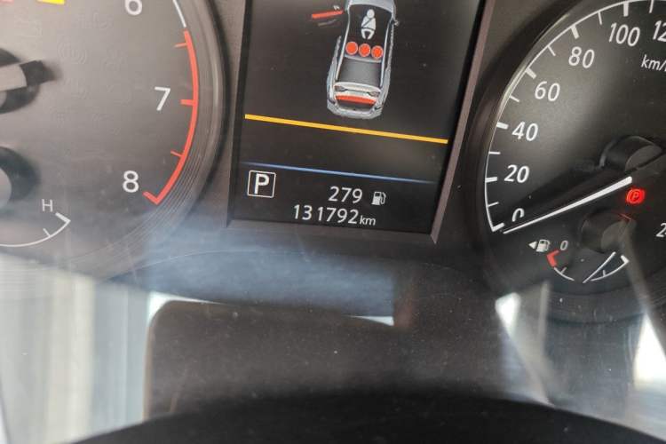 Used Nissan Teana 2021 2.0L XL Comfort Edition Odometer Close Up