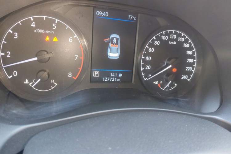 Used Nissan Teana 2021 2.0L XL Comfort Edition Odometer Close Up
