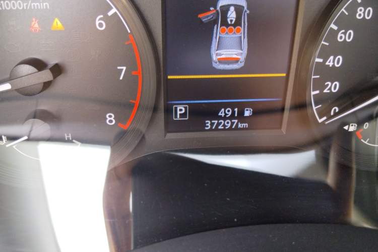 Used Nissan Teana 2021 2.0L XL Comfort Edition Odometer Close Up