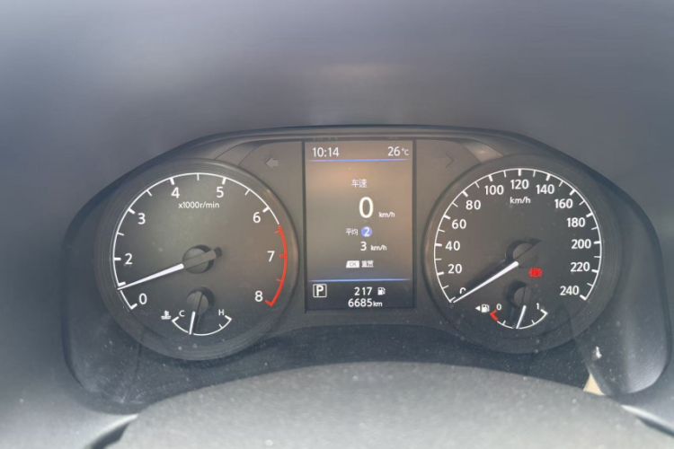 Used Nissan Teana 2021 2.0L XL Comfort Edition Odometer Close Up