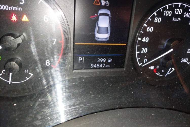 Used Nissan Teana 2021 2.0L XL Comfort Edition Odometer Close Up