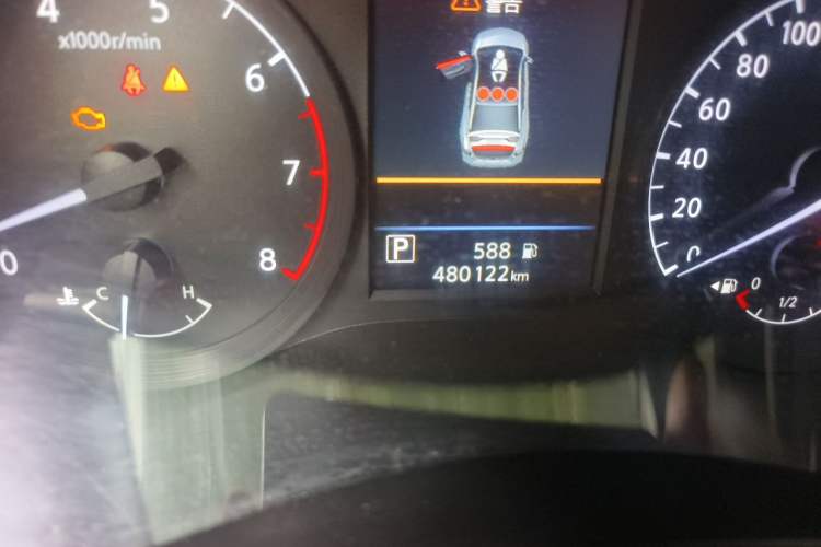 Used Nissan Teana 2021 2.0L XL Comfort Edition Odometer Close Up