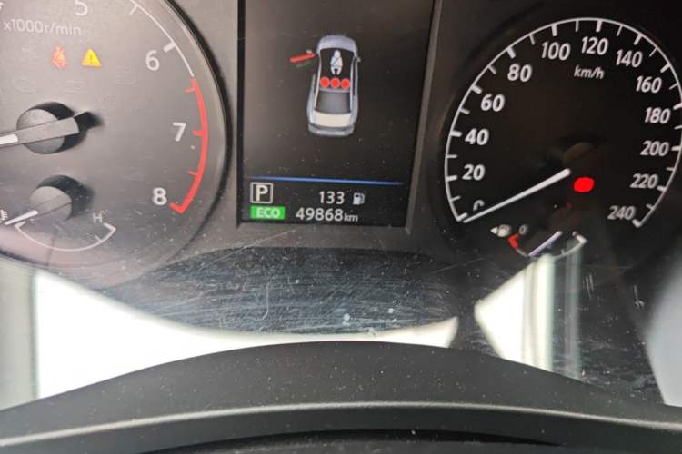 Used Nissan Teana 2021 2.0L XL Comfort Edition Odometer Close Up
