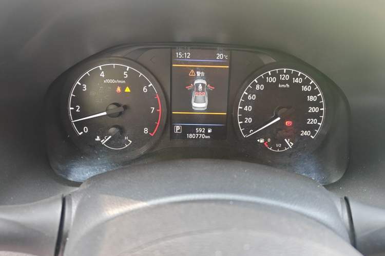 Used Nissan Teana 2021 2.0L XL Comfort Edition Odometer Close Up