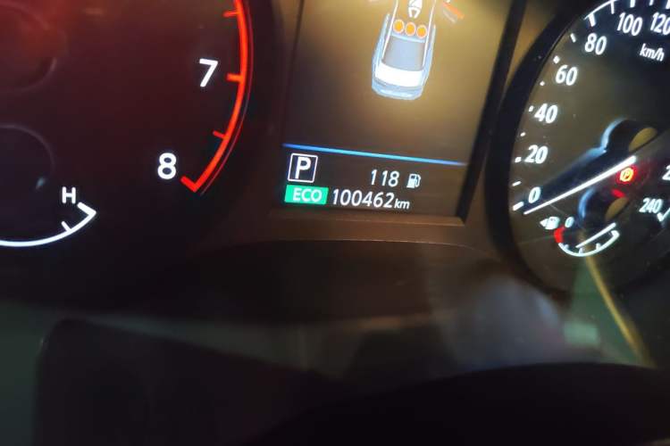 Used Nissan Teana 2021 2.0L XL Comfort Edition Odometer Close Up