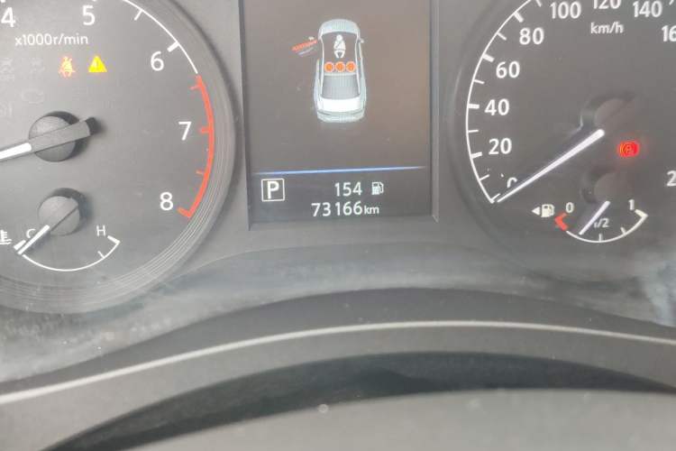 Used Nissan Teana 2021 2.0L XL Comfort Edition Odometer Close Up