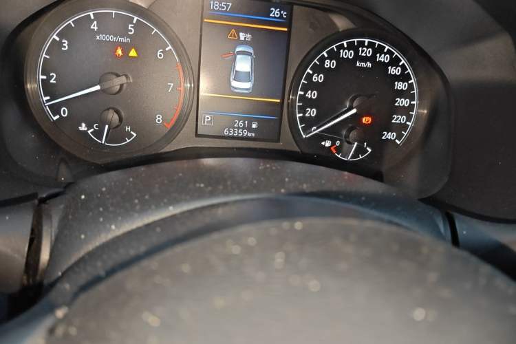 Used Nissan Teana 2021 2.0L XL Comfort Edition Odometer Close Up
