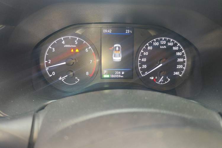 Used Nissan Teana 2021 2.0L XL Comfort Edition Odometer Close Up