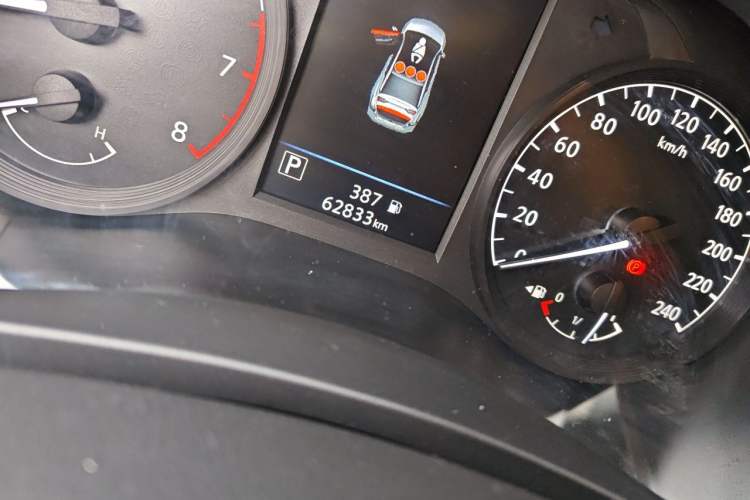 Used Nissan Teana 2021 2.0L XL Comfort Edition Odometer Close Up