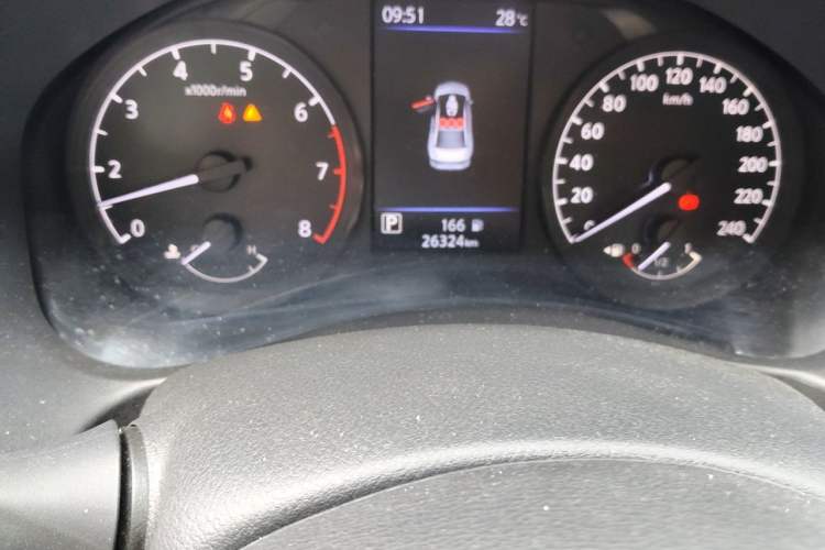 Used Nissan Teana 2021 2.0L XL Comfort Edition Odometer Close Up