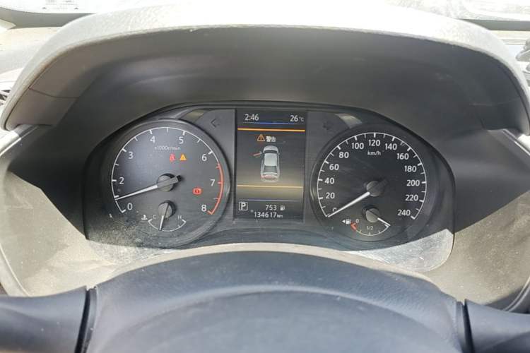 Used Nissan Teana 2021 2.0L XE Exclusive Edition Odometer Close Up