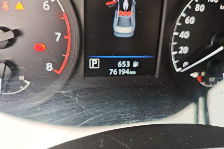 Used Nissan Teana 2021 2.0L XE Fashion Edition Odometer Close Up