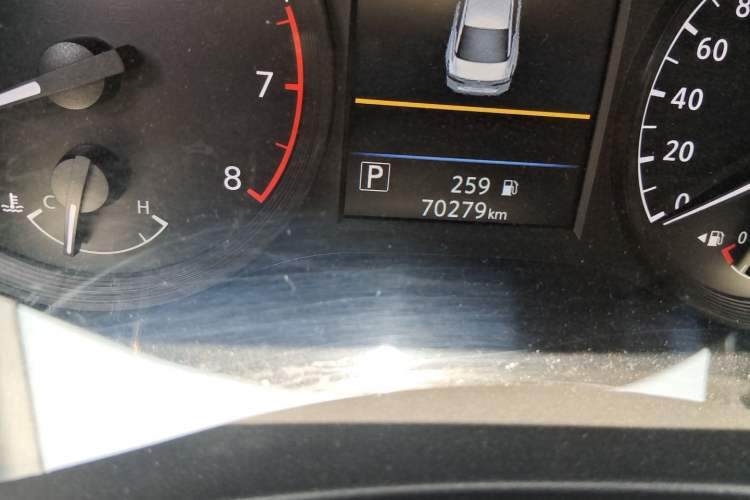 Used Nissan Teana 2021 2.0L XL Comfort Edition Odometer Close Up
