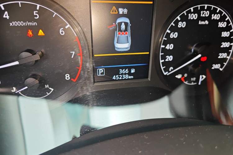 Used Nissan Teana 2021 2.0L XL Comfort Edition Odometer Close Up