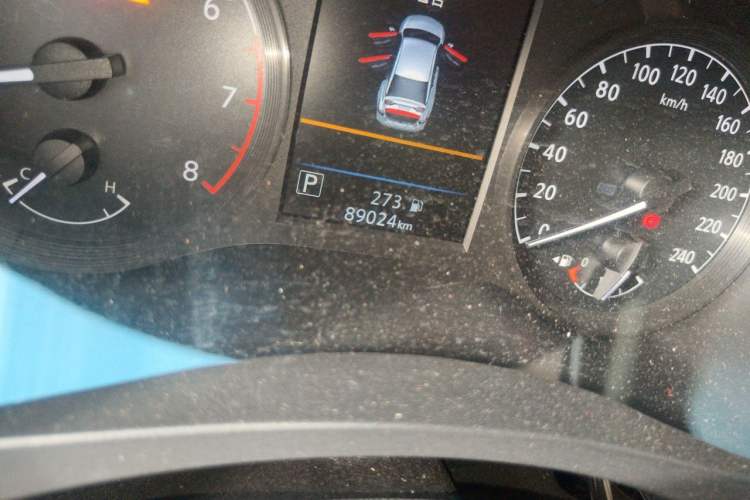Used Nissan Teana 2021 2.0L XL Comfort Edition Odometer Close Up