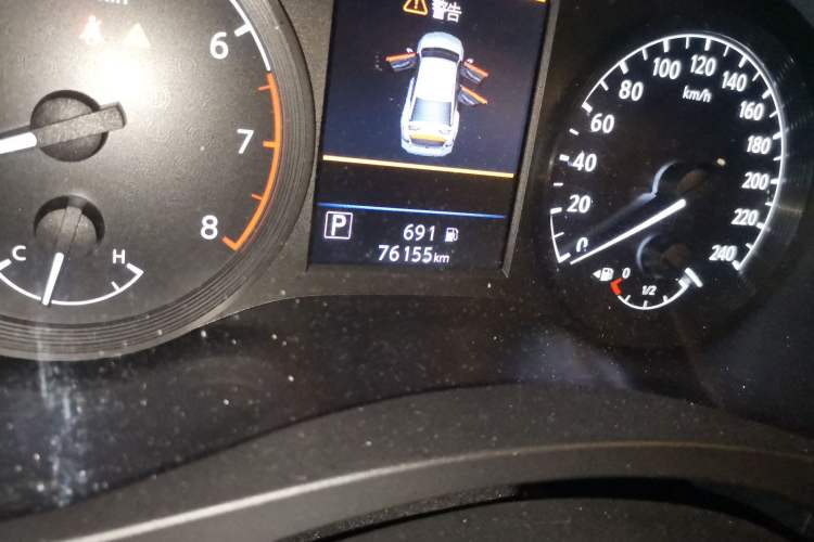 Used Nissan Teana 2021 2.0L XL Comfort Edition Odometer Close Up