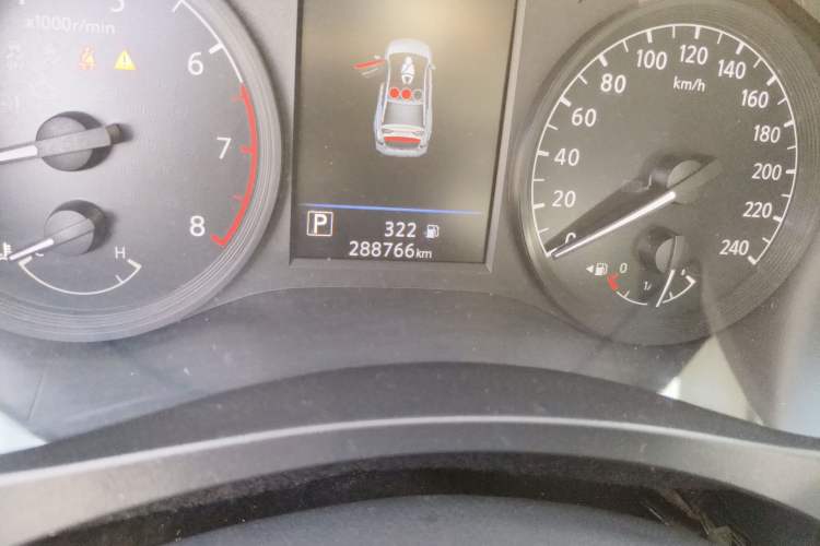 Used Nissan Teana 2021 2.0L XL Comfort Edition Odometer Close Up