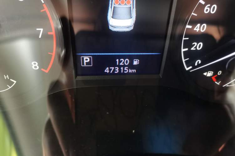 Used Nissan Teana 2021 2.0L XL Comfort Edition Odometer Close Up