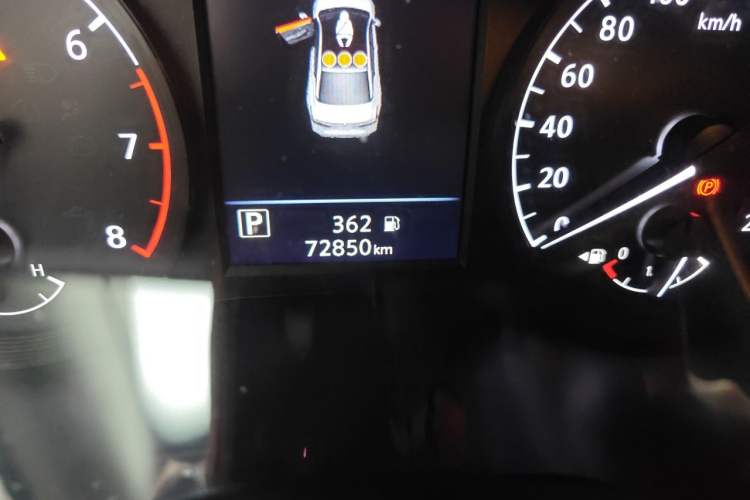 Used Nissan Teana 2021 2.0L XL Comfort Edition Odometer Close Up