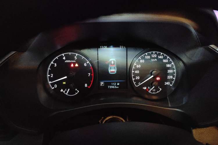 Used Nissan Teana 2021 2.0L XL Comfort Edition Odometer Close Up