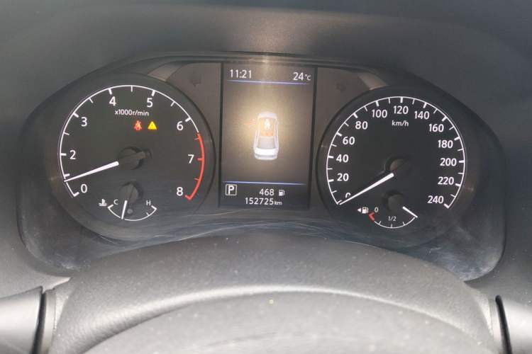 Used Nissan Teana 2021 2.0L XL Comfort Edition Odometer Close Up