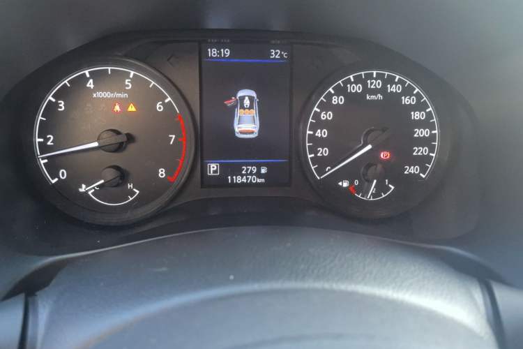 Used Nissan Teana 2021 2.0L XL Comfort Edition Odometer Close Up