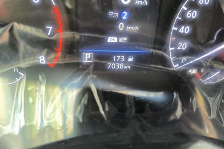 Used Nissan Teana 2021 2.0L XL Comfort Edition Odometer Close Up