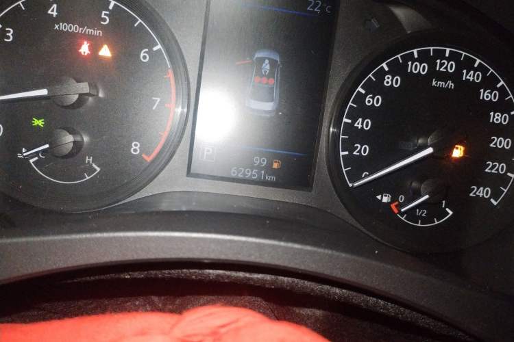 Used Nissan Teana 2021 2.0L XL Comfort Edition Odometer Close Up