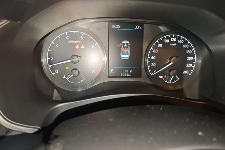 Used Nissan Teana 2021 2.0L XL Comfort Edition Odometer Close Up