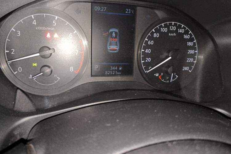 Used Nissan Teana 2021 2.0L XL Comfort Edition Odometer Close Up