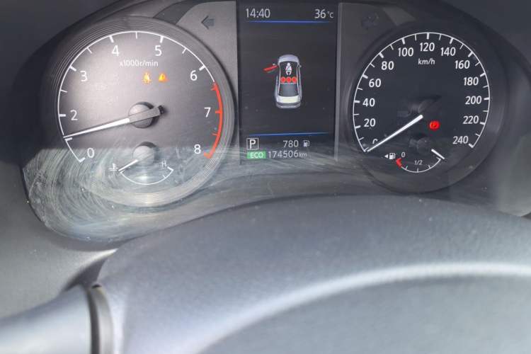 Used Nissan Teana 2021 2.0L XL Comfort Edition Odometer Close Up