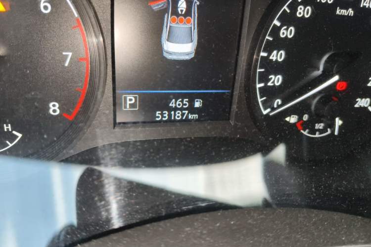 Used Nissan Teana 2021 2.0L XL Comfort Edition Odometer Close Up