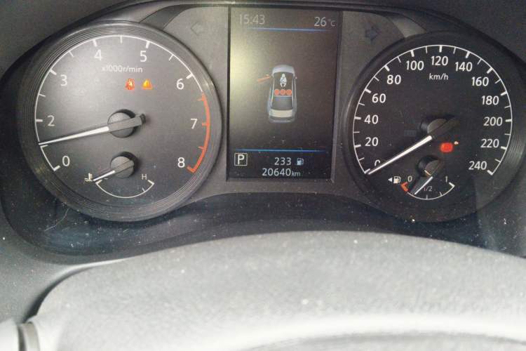 Used Nissan Teana 2021 2.0L XL Comfort Edition Odometer Close Up