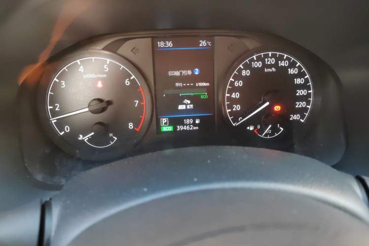 Used Nissan Teana 2021 2.0L XL Comfort Edition Odometer Close Up