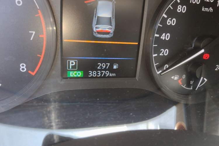 Used Nissan Teana 2021 2.0L XL Comfort Edition Odometer Close Up