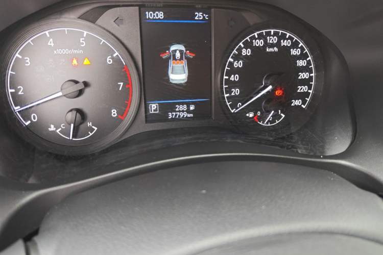 Used Nissan Teana 2021 2.0L XL Comfort Edition Odometer Close Up