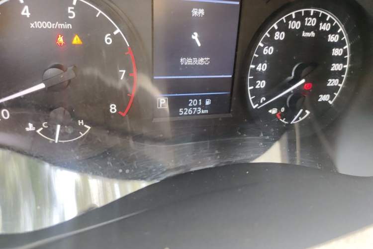 Used Nissan Teana 2021 2.0L XL Comfort Edition Odometer Close Up
