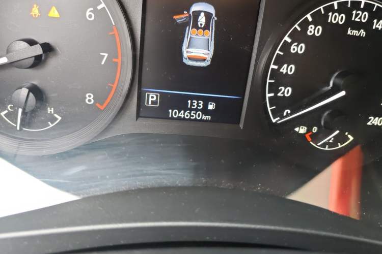 Used Nissan Teana 2021 2.0L XL Comfort Edition Odometer Close Up