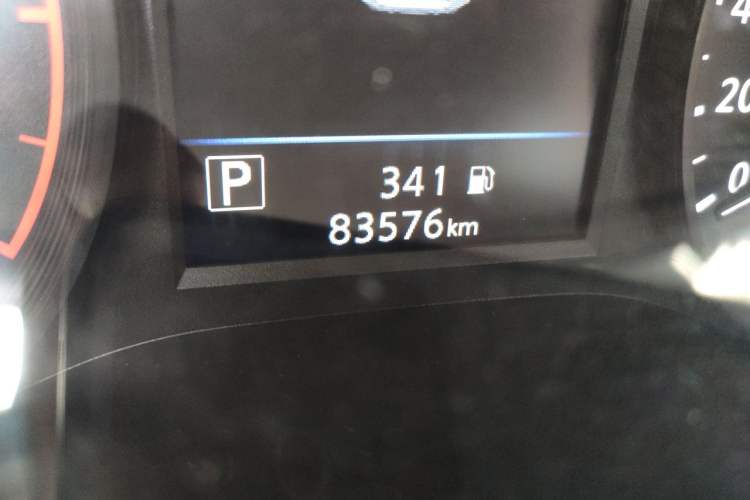 Used Nissan Teana 2021 2.0L XL Comfort Edition Odometer Close Up